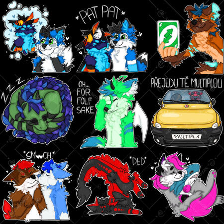 Stickers Examples